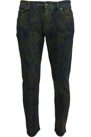Dolce & Gabbana Blue Skinny Cotton Denim Jeans - IT44 | XS