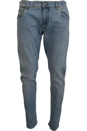 Dolce & Gabbana Wash Slim Fit Cotton Denim Jeans - IT60 | 3XL