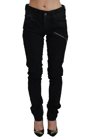 John Galliano Cotton Mid Waist Skinny Slim Fit Denim Jeans - W28