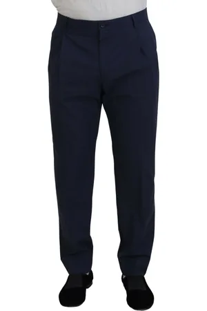 Dolce & Gabbana Dark Cotton Chino Formal Pants - IT56 | XL