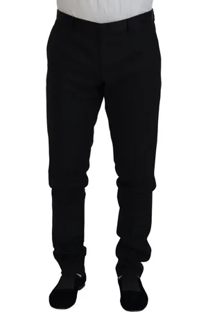 Dolce & Gabbana Wool Chino Dress Formal Pants - IT52 | L
