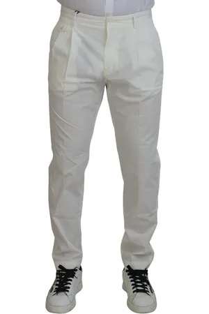 Dolce & Gabbana Cotton Skinny Chino Pants - IT54 | XL