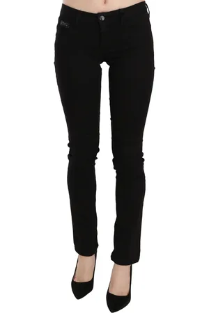 Costume National Sequined Mid Waist Slim Fit Denim Jeans - W26