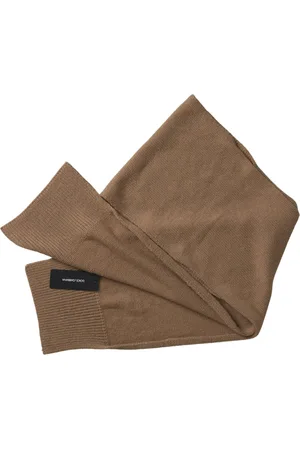 Dolce & Gabbana Knitted Camel Wrap Shawl Foulard Scarf