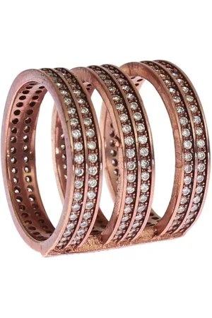 Nialaya 925 Silver Clear CZ Pink Ring - EU52 | US6