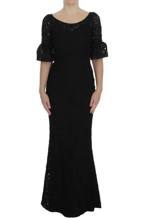 Dolce & Gabbana Floral Lace Long Bodycon Maxi Dress - IT40|S