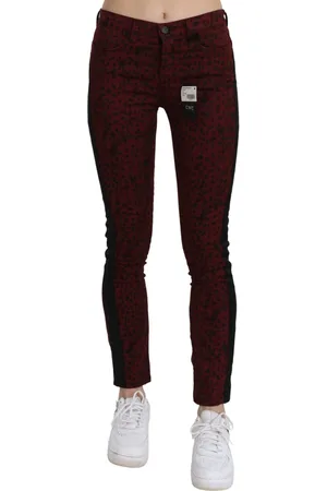 Costume National C’N’C Dark Mid Waist Slim Fit Cotton Jeans - W26