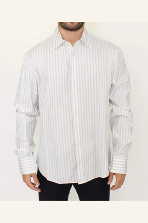 ERMANNO SCERVINO Men Striped Regular Fit Casual Shirt - IT54 | XL