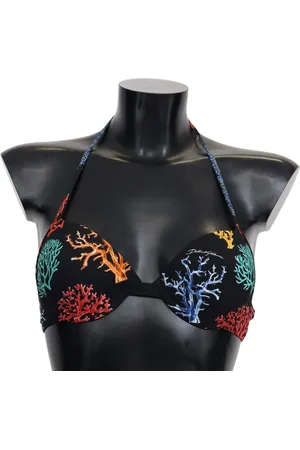 Dolce & Gabbana Corals Print Women Beachwear Bikini Tops - IT1 | XS