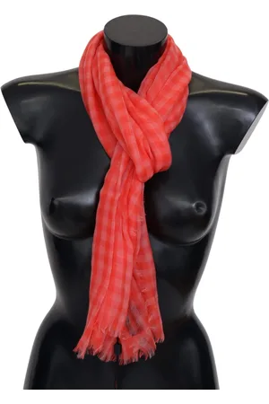 Missoni Check Cashmere Unisex Wrap Fringes Scarf