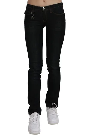 Costume National C’N’C Mid Waist Skinny Cotton Jeans - W24