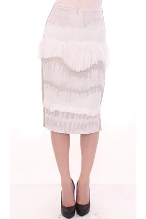 ARZU KAPROL Acrylic Straight Pencil Skirt - IT40|S