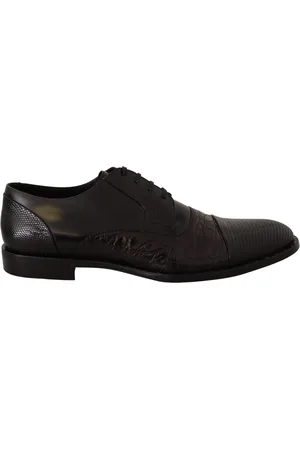 Dolce & Gabbana Leather Exotic Skins Formal Shoes - EU39/US6