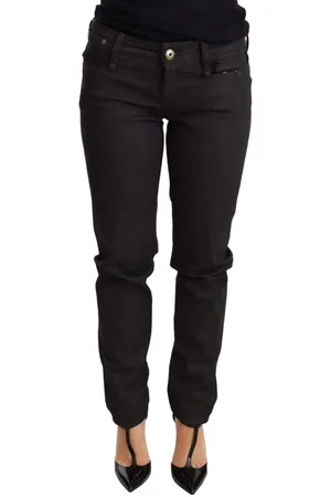 ERMANNO SCERVINO Low Waist Skinny Slim Trouser Cotton Jeans - W26