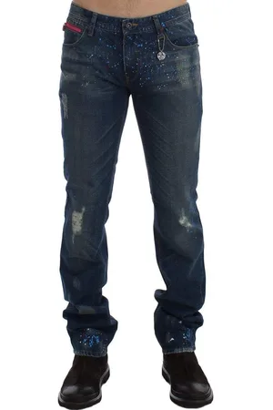 Costume National C’N’C Wash Paint Slim Fit Pants Jeans - W34