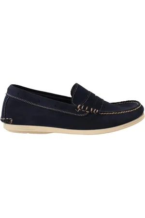 Pollini Suede Low Top Mocassin Loafers - EU40/US7