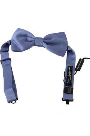 Dolce & Gabbana 100% Silk Adjustable Neck Papillon Bow Tie