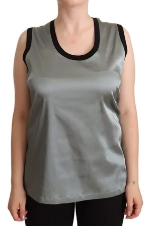 Dolce & Gabbana Round Neck Sleeveless Casual Tank Top - IT48|XXL
