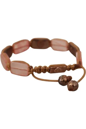 Nialaya Crystals Logo Embellished Adjustable Bracelet