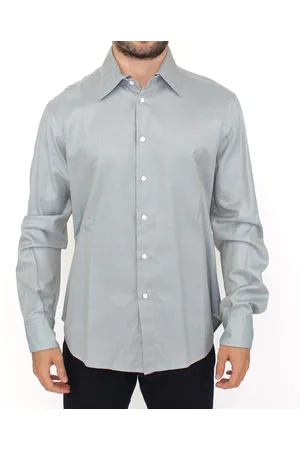 ERMANNO SCERVINO Men Cotton Long Sleeve Casual Shirt Top - IT50 | L