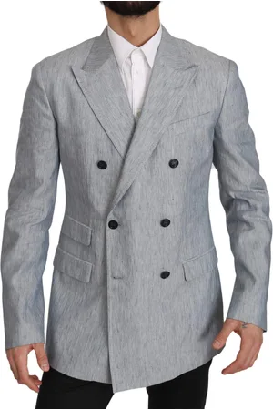 Dolce & Gabbana Flax NAPOLI Jacket Coat Blazer - IT48 | M