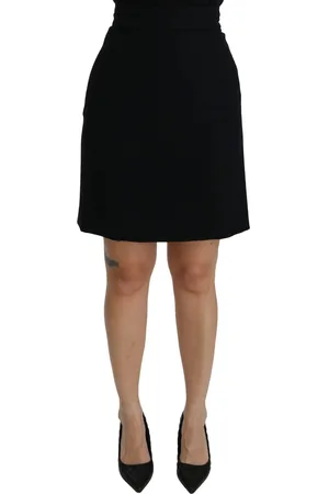 Dolce & Gabbana Mermaid High Waist Midi Silk Skirt - IT40|S