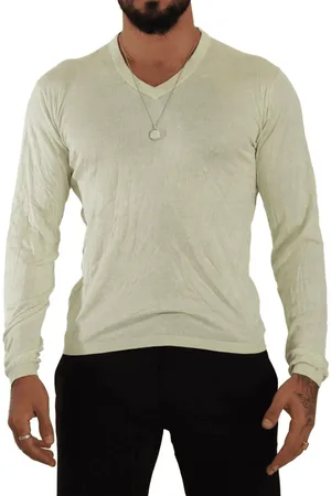 DOMENICO TAGLIENTE Doico Tagliente V-neck Long Sleeves Pullover Sweater - IT48 | M