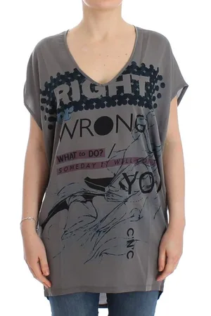 Costume National C’N’C V-Neck Long T-Shirt - M