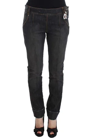 ERMANNO SCERVINO Women Cotton Slim Fit Denim Jeans - IT46|XL
