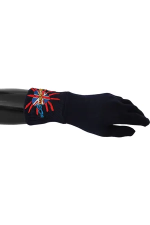 Dolce & Gabbana #DGLovesLondon Embroidered Wool Gloves