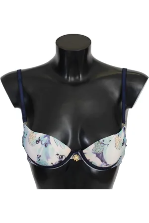 Roberto Cavalli Printed Nylon Reggiseno Bra Underwear - IT1 | XS