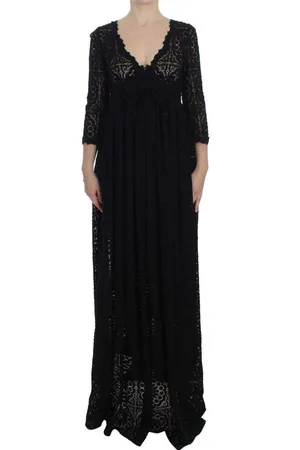 Dolce & Gabbana Ricamo Knitted Full Length Maxi Dress - IT40|S