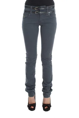 John Galliano Slim Fit High Waist Jeans - W26