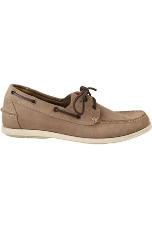 Pollini Suede Low Top Mocassin Loafers - EU39/US6