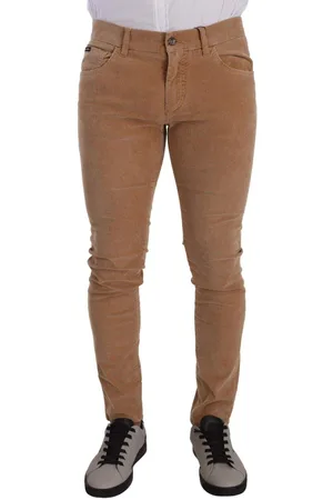 Dolce & Gabbana Corduroy Cotton Skinny Slim Fit Jeans - IT48 | M