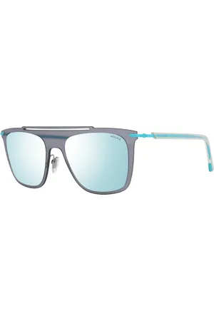 Police PL581 Mirrored Rectangle Sunglasses