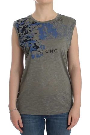 Costume National C’N’C Print Sleeveless T-Shirt - S