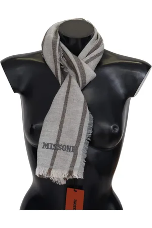 Missoni Striped Wool Unisex Neck Wrap Scarf