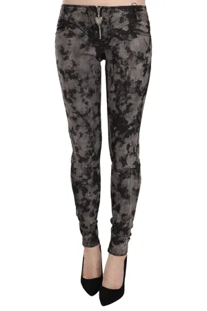 Roberto Cavalli Faded Low Waist Skinny Denim Trousers Jeans - W26