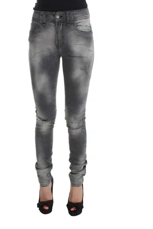 John Galliano Wash Cotton Blend Slim Fit Denim Jeans Pants - W24