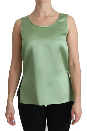 Dolce & Gabbana Sleeveless 100% Silk Top Tank Blouse - IT36 | XS