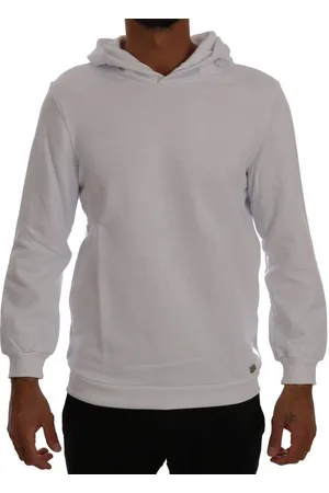 D.A. Daniele Alessandrini Pullover Hodded Cotton Sweater - L