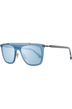 Police SPL581 Mirrored Rectangle Sunglasses