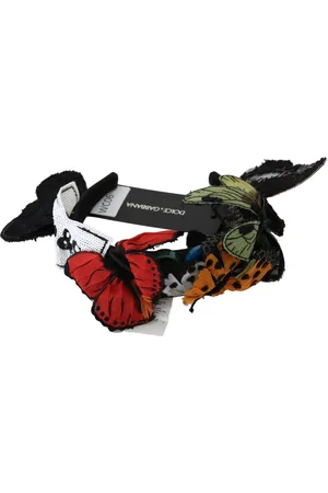 Dolce & Gabbana Tiara Floral Butterfly Sequin Diadem Headband
