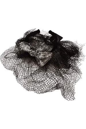 Dolce & Gabbana Logo Sequined Fascinator Diadem Headband