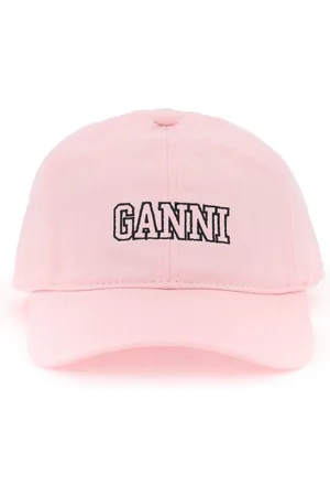 Ganni Baseball cap with logo embroidery - OS