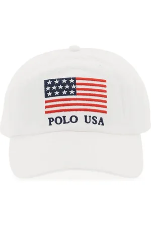 Ralph Lauren Baseball cap in twill with embroidered flag - OS