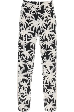 Palm Angels Joggers with palms print - M