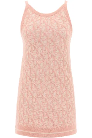 Palm Angels Monogram knitted mini dress - M