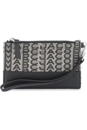 Marc Jacobs The monogram top zip wristlet wallet - OS